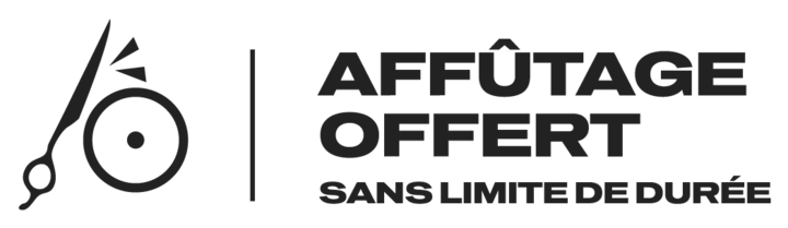 Une intervention d’affûtage-révision offerte. Utilisable sans limite de durée après enregistrement du numéro de série.